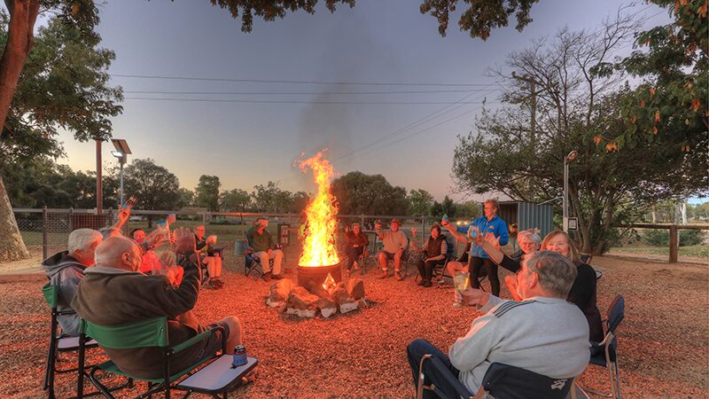 Park facilities in Rubyvale