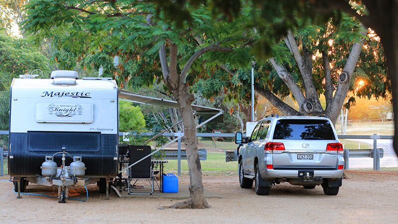 Rubyvale Caravan Park grounds